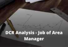 DCR Analysis – Job of Area Manager
