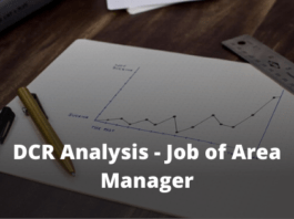 DCR Analysis – Job of Area Manager